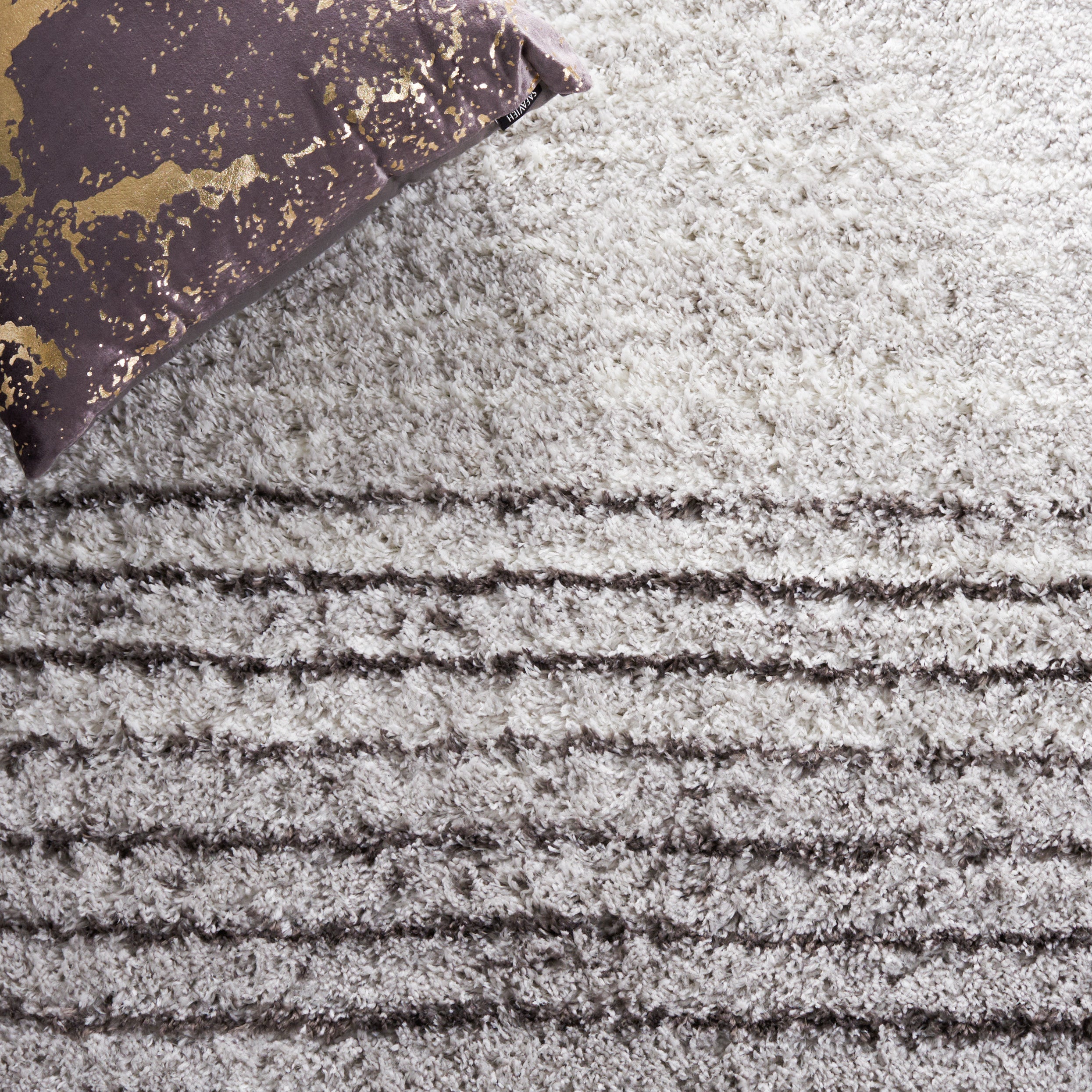 BERBER SHAG 571 – GREY / DARK GREY