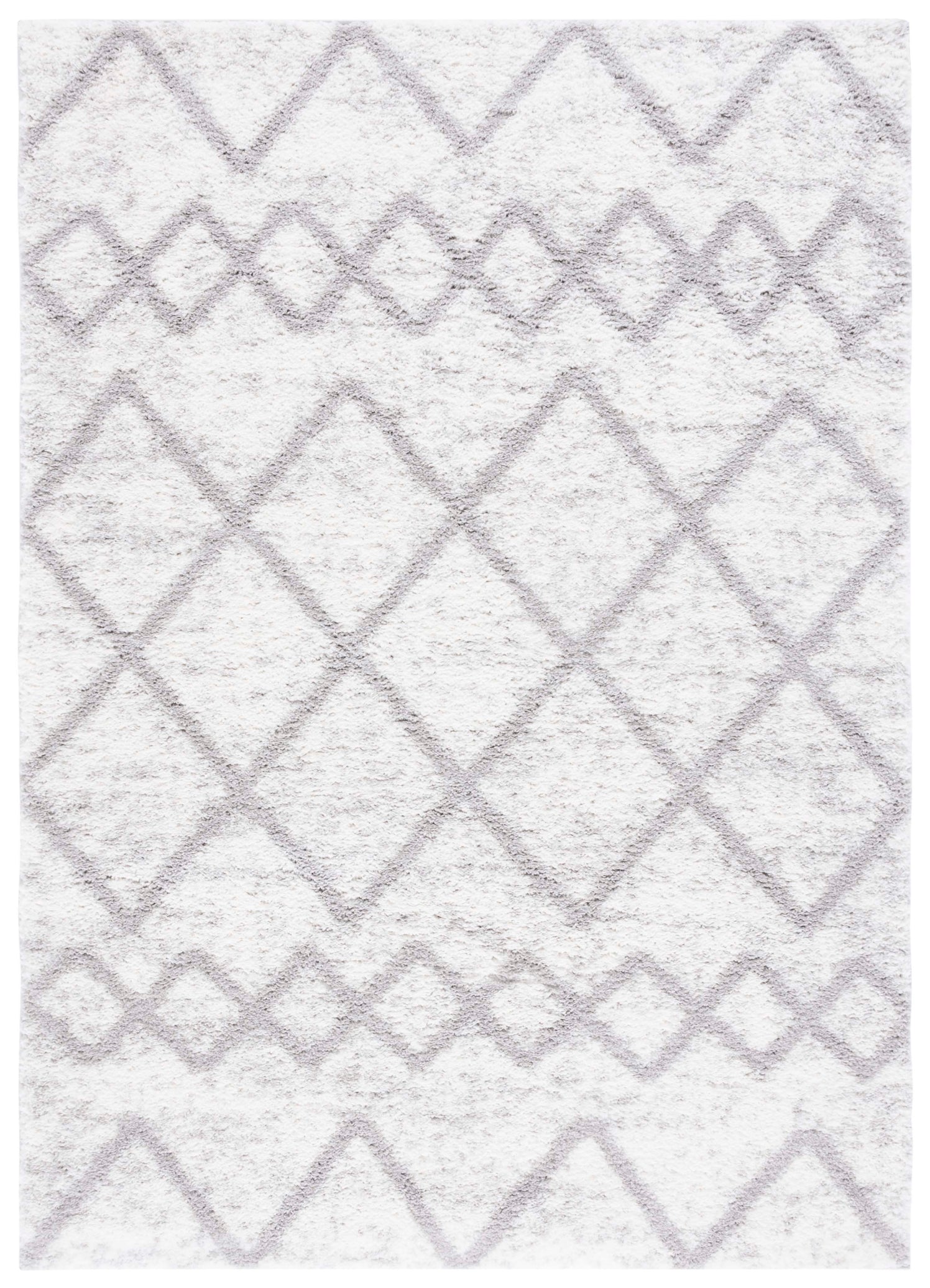 BERBER SHAG 572 – IVORY / GREY