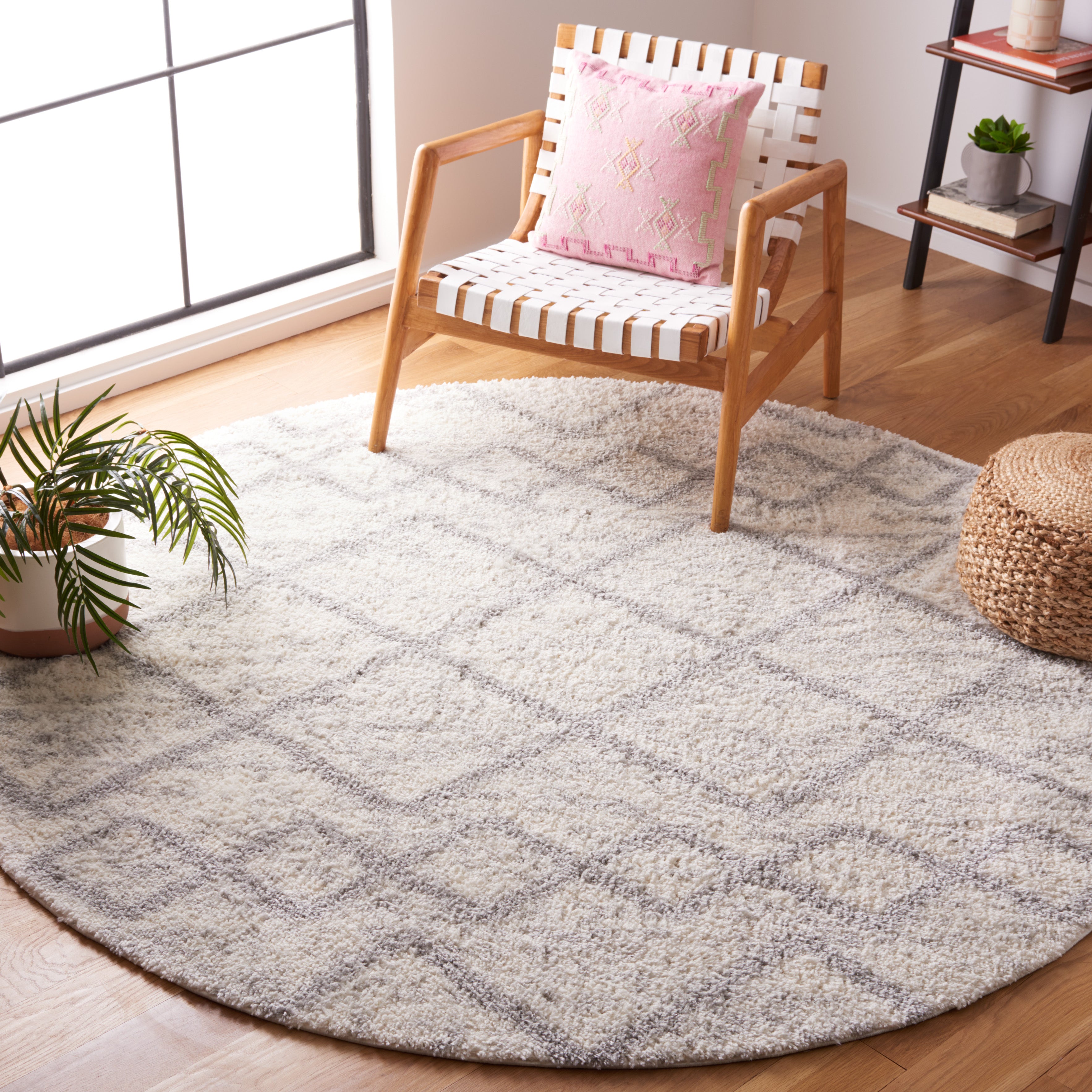 BERBER SHAG 572 – IVORY / GREY