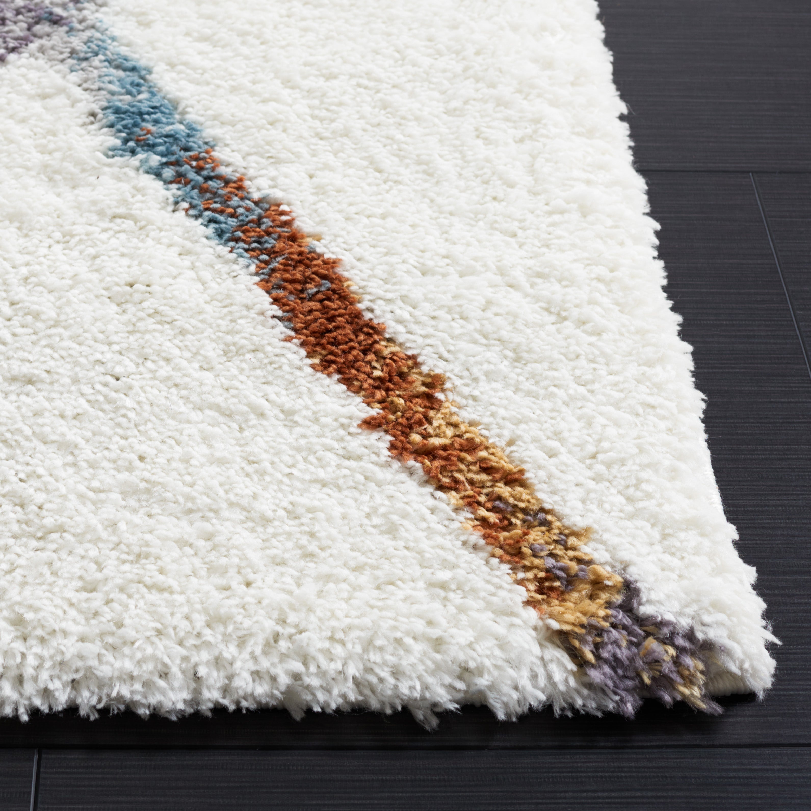 BERBER SHAG 573 – IVORY / MULTI