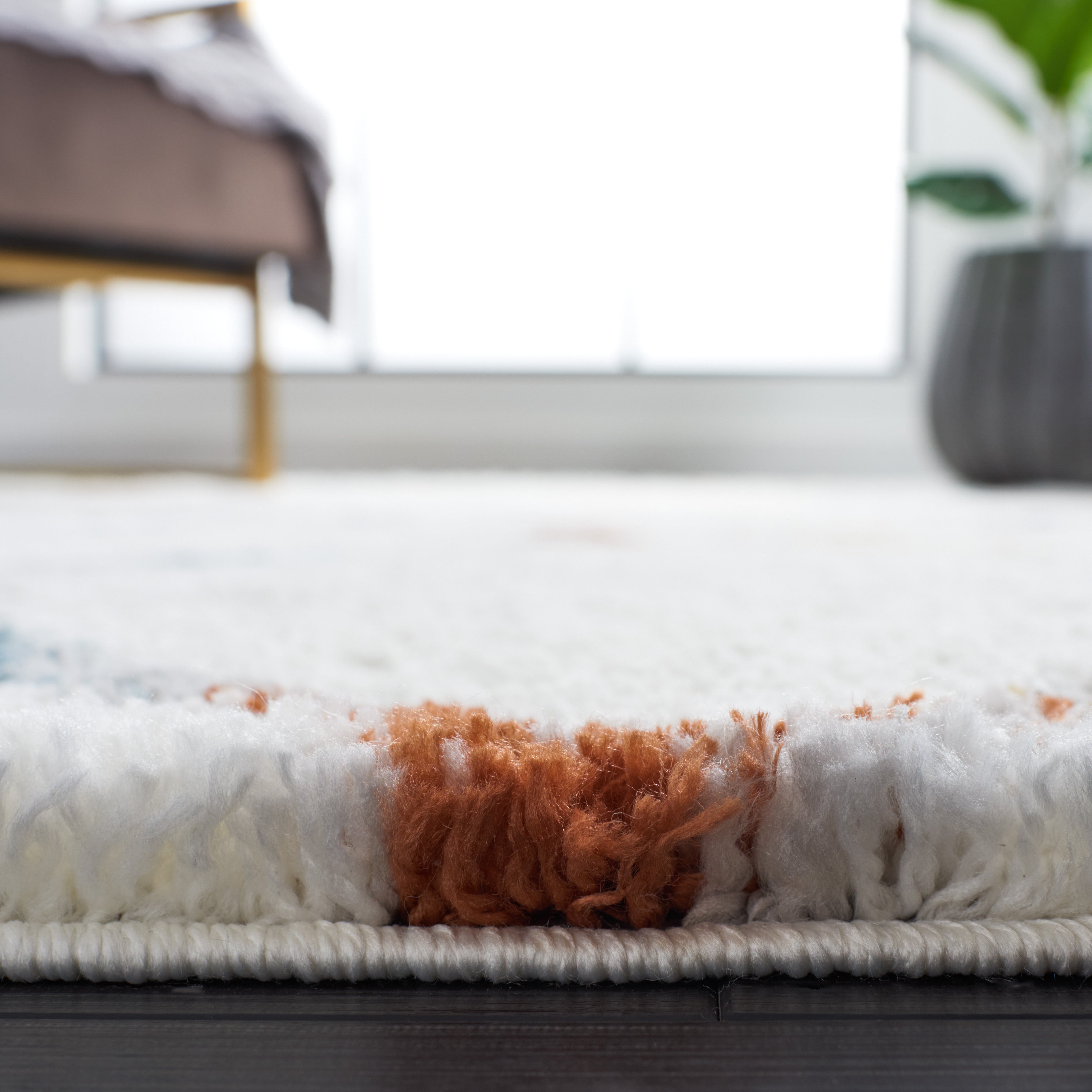 BERBER SHAG 573 – IVORY / MULTI
