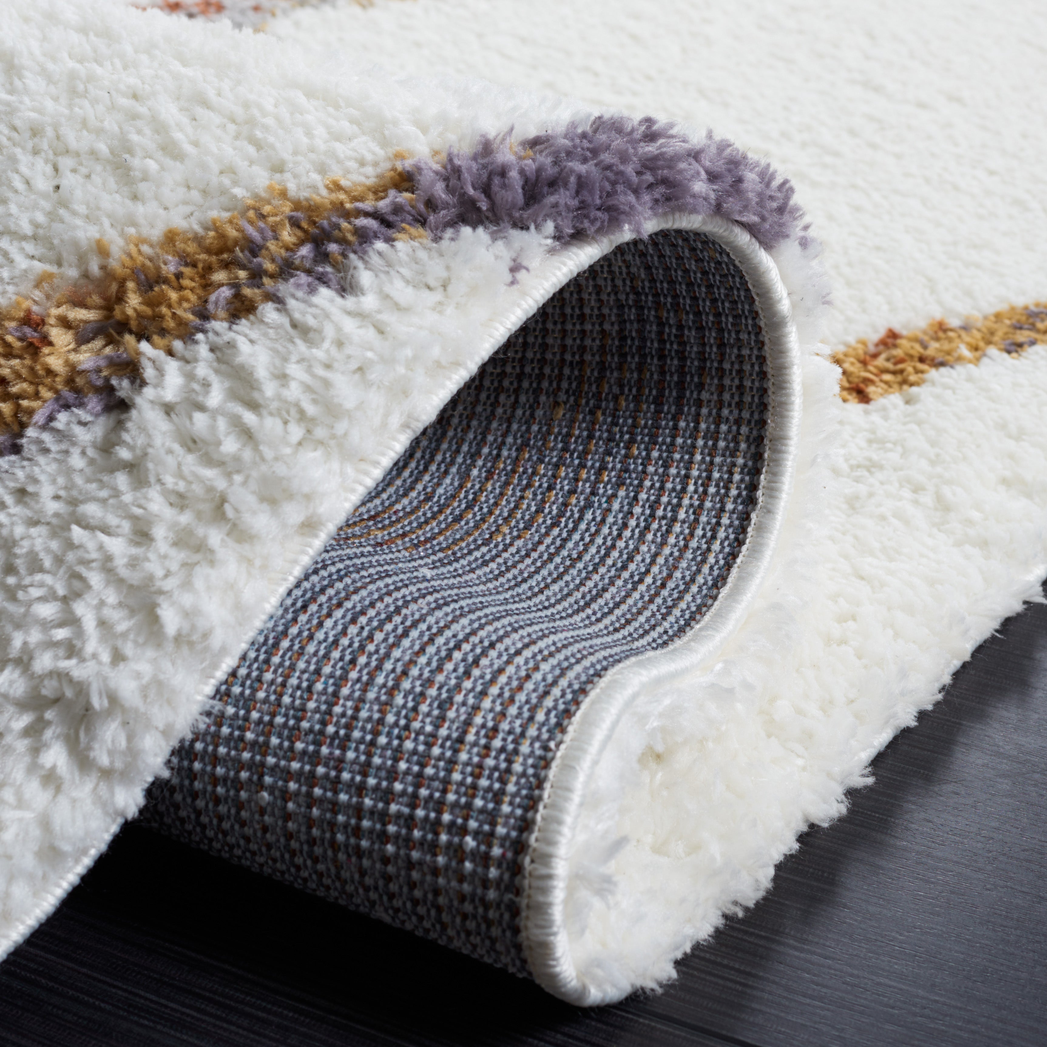 BERBER SHAG 573 – IVORY / MULTI