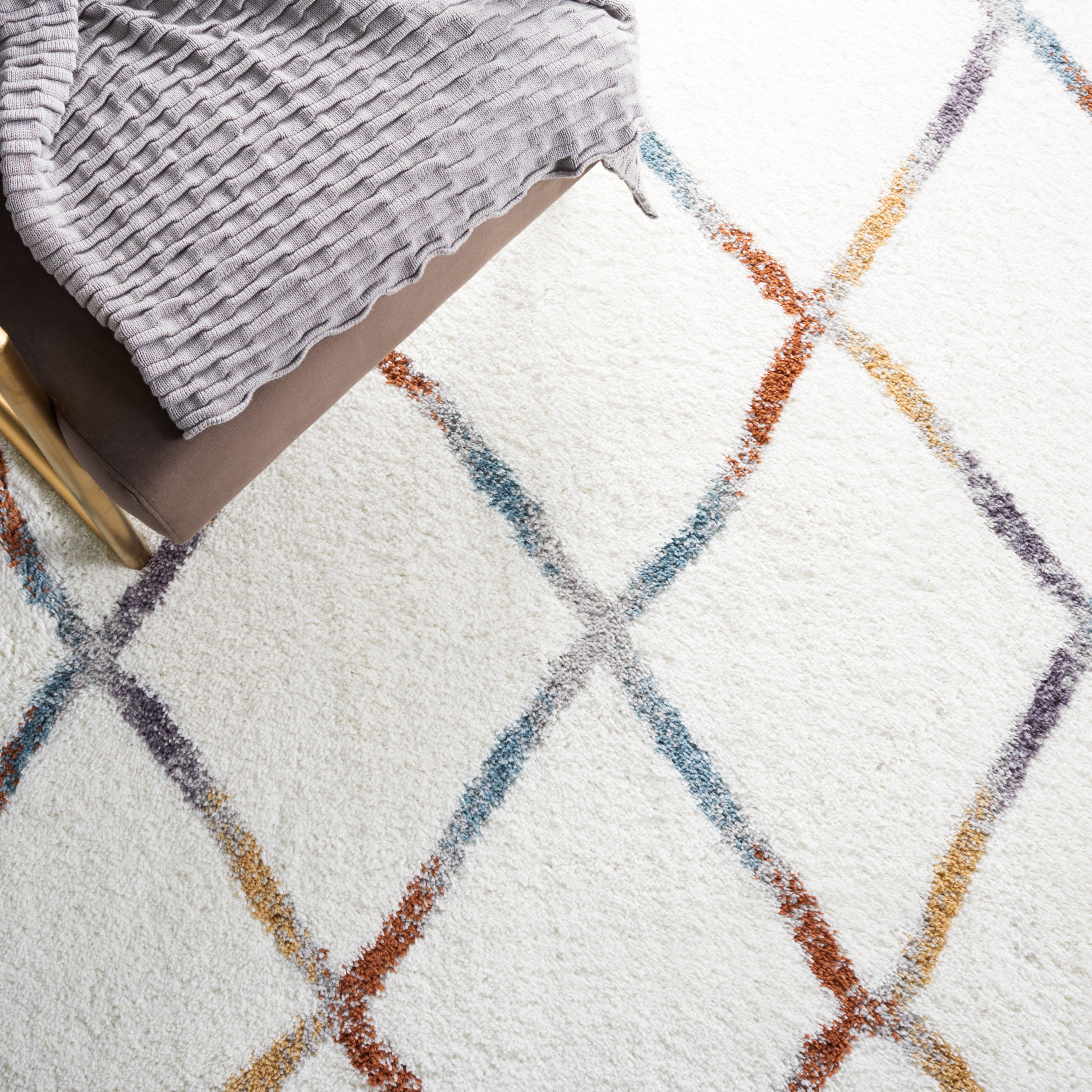 BERBER SHAG 573 – IVORY / MULTI