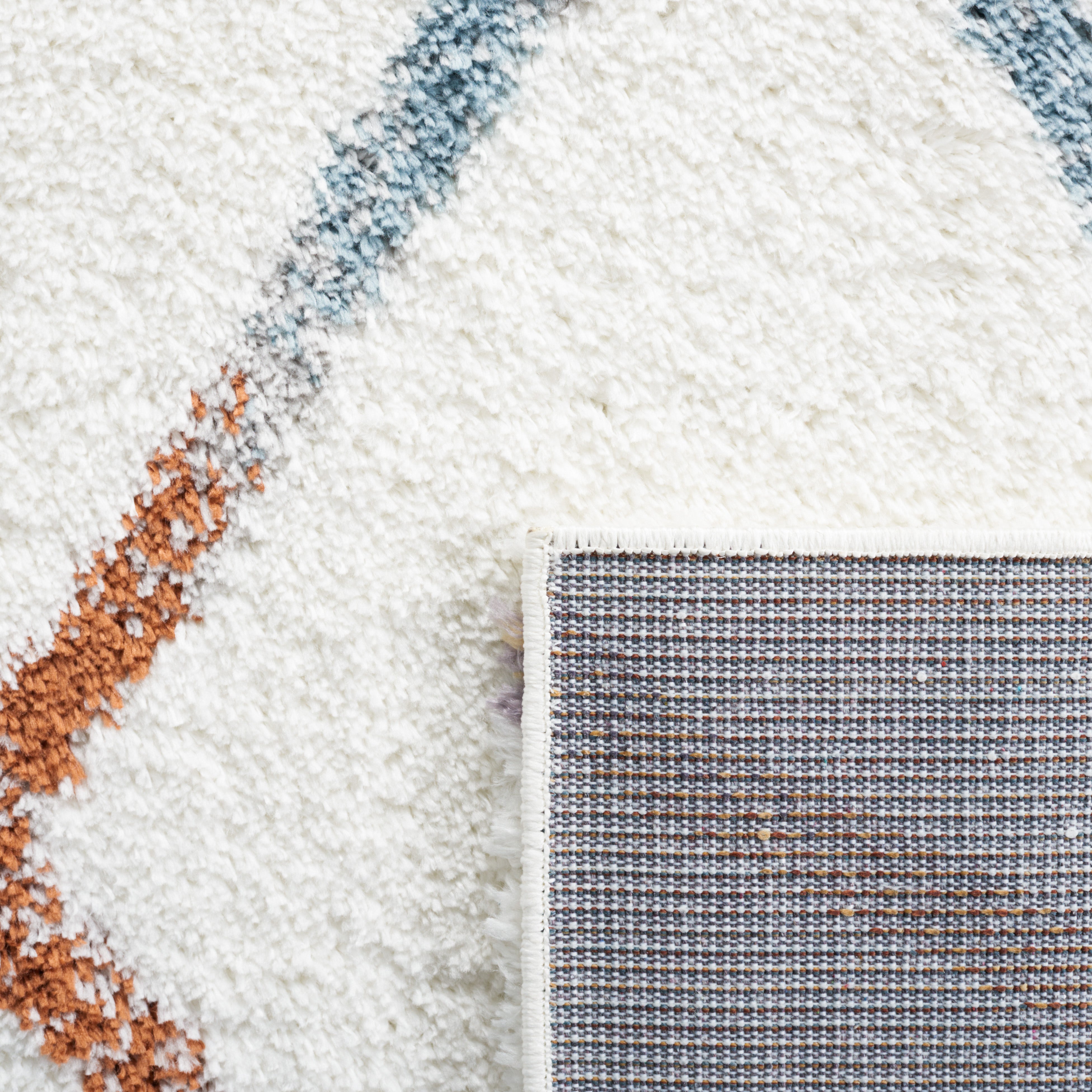 BERBER SHAG 573 – IVORY / MULTI