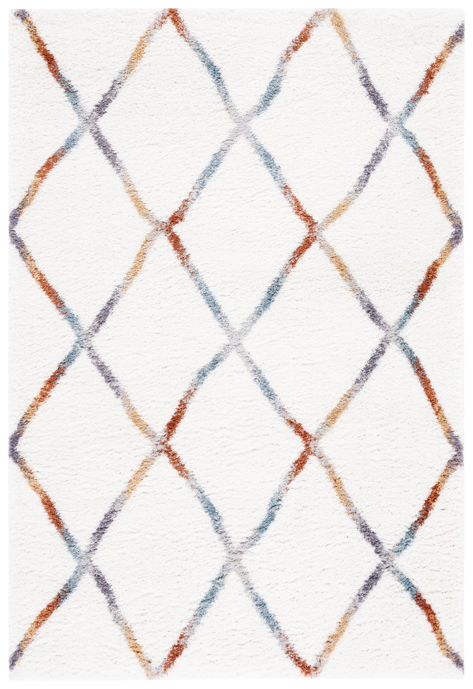 BERBER SHAG 573 – IVORY / MULTI