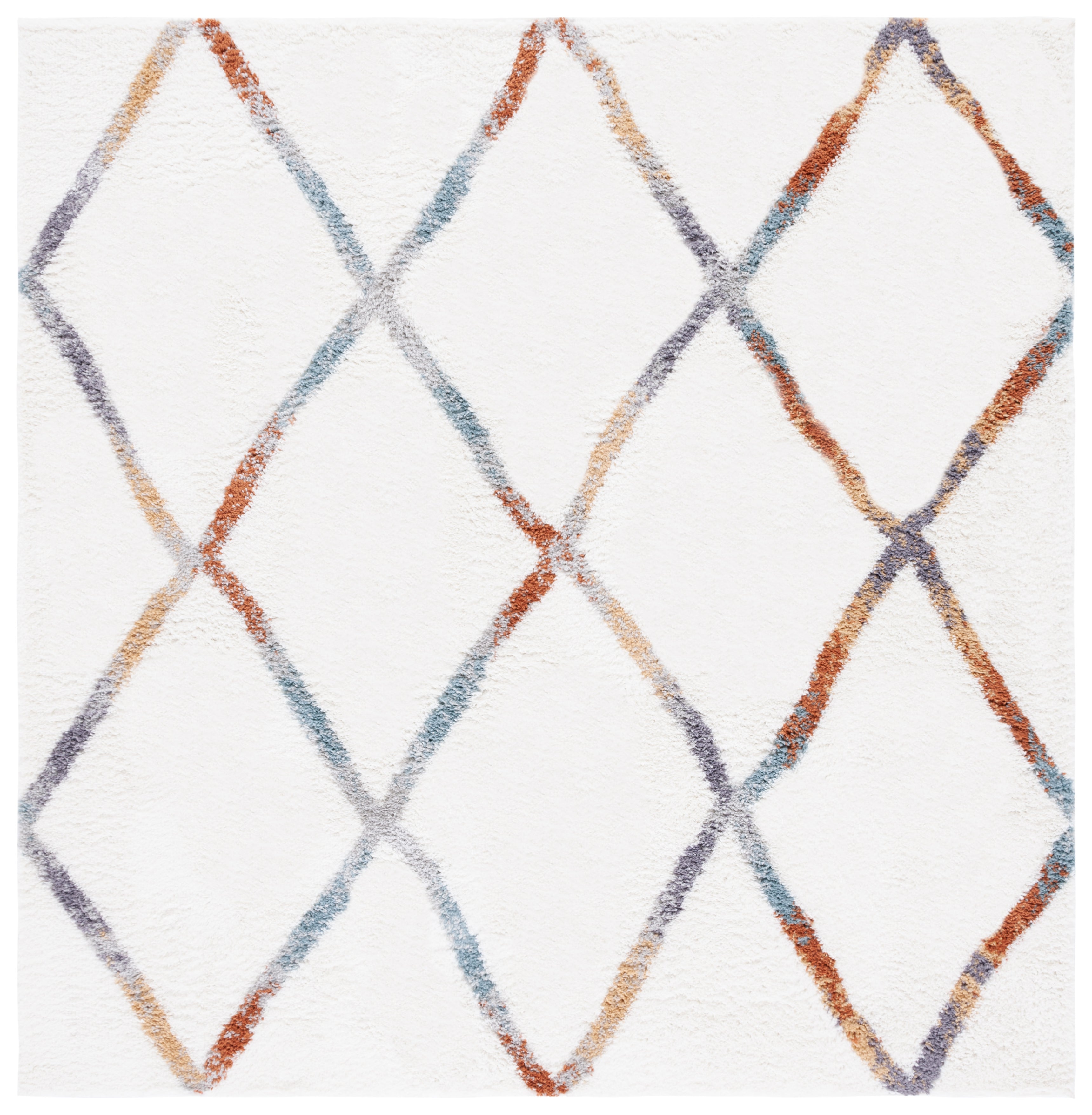 BERBER SHAG 573 – IVORY / MULTI