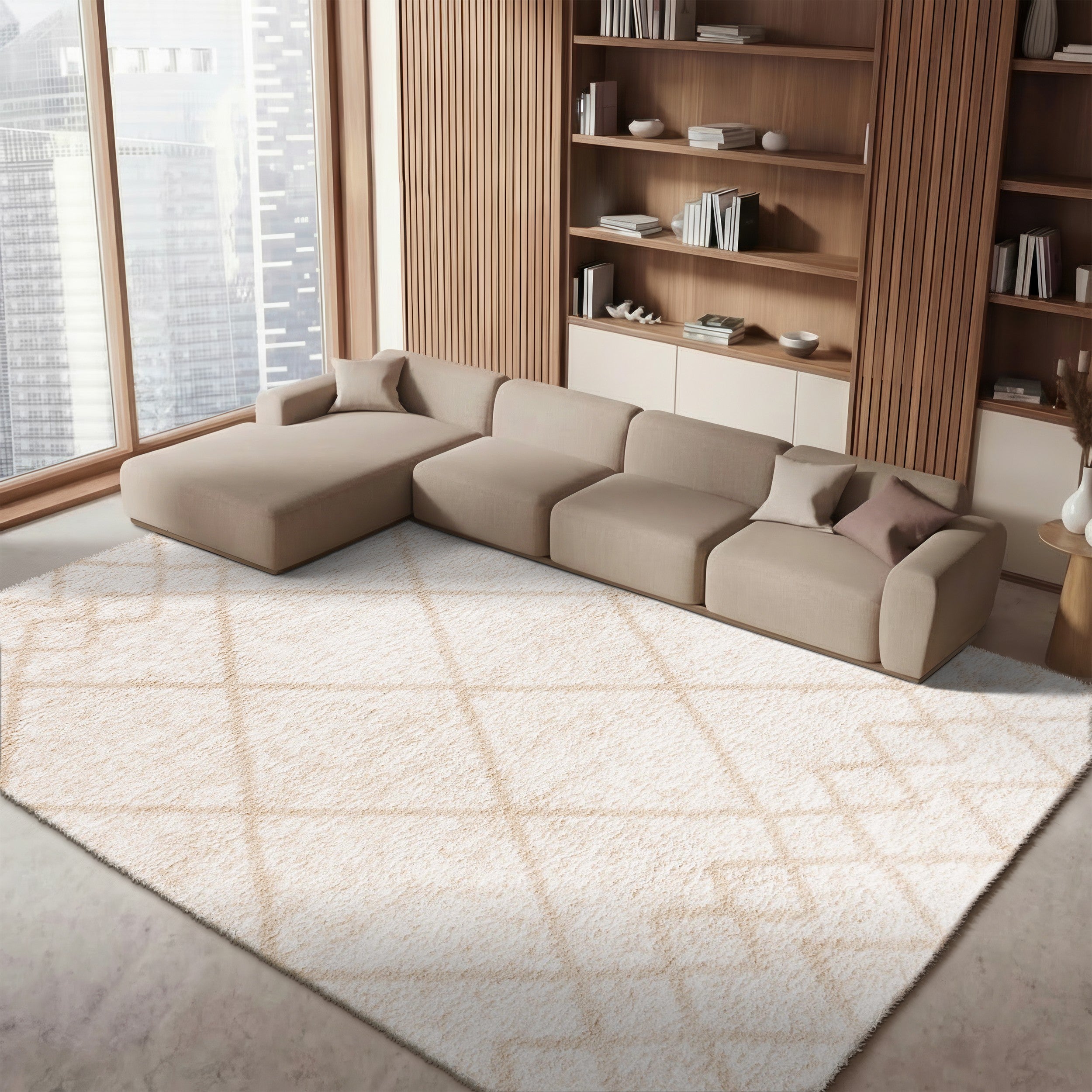 BERBER SHAG 574 – IVORY / BEIGE