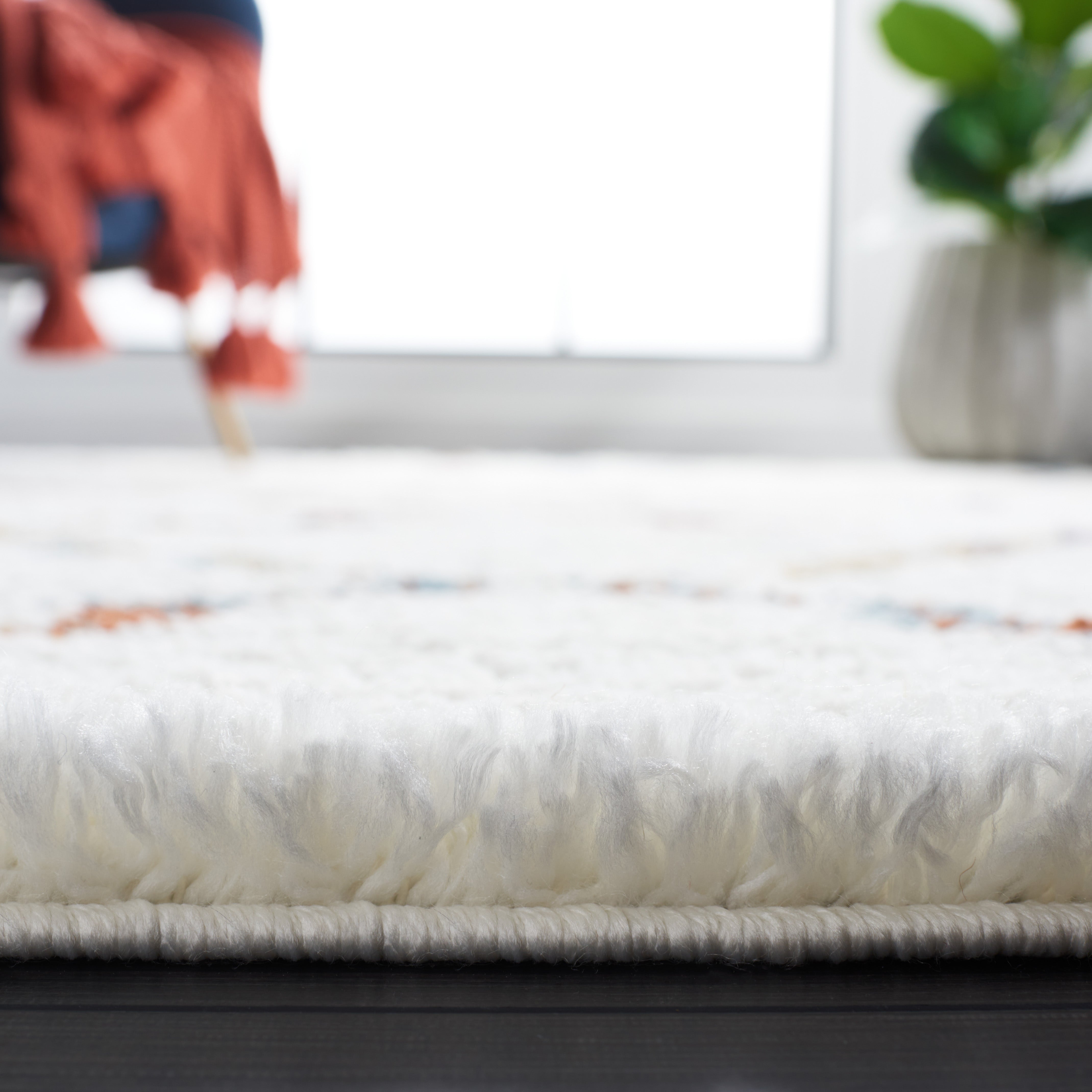BERBER SHAG 575 – IVORY / MULTI