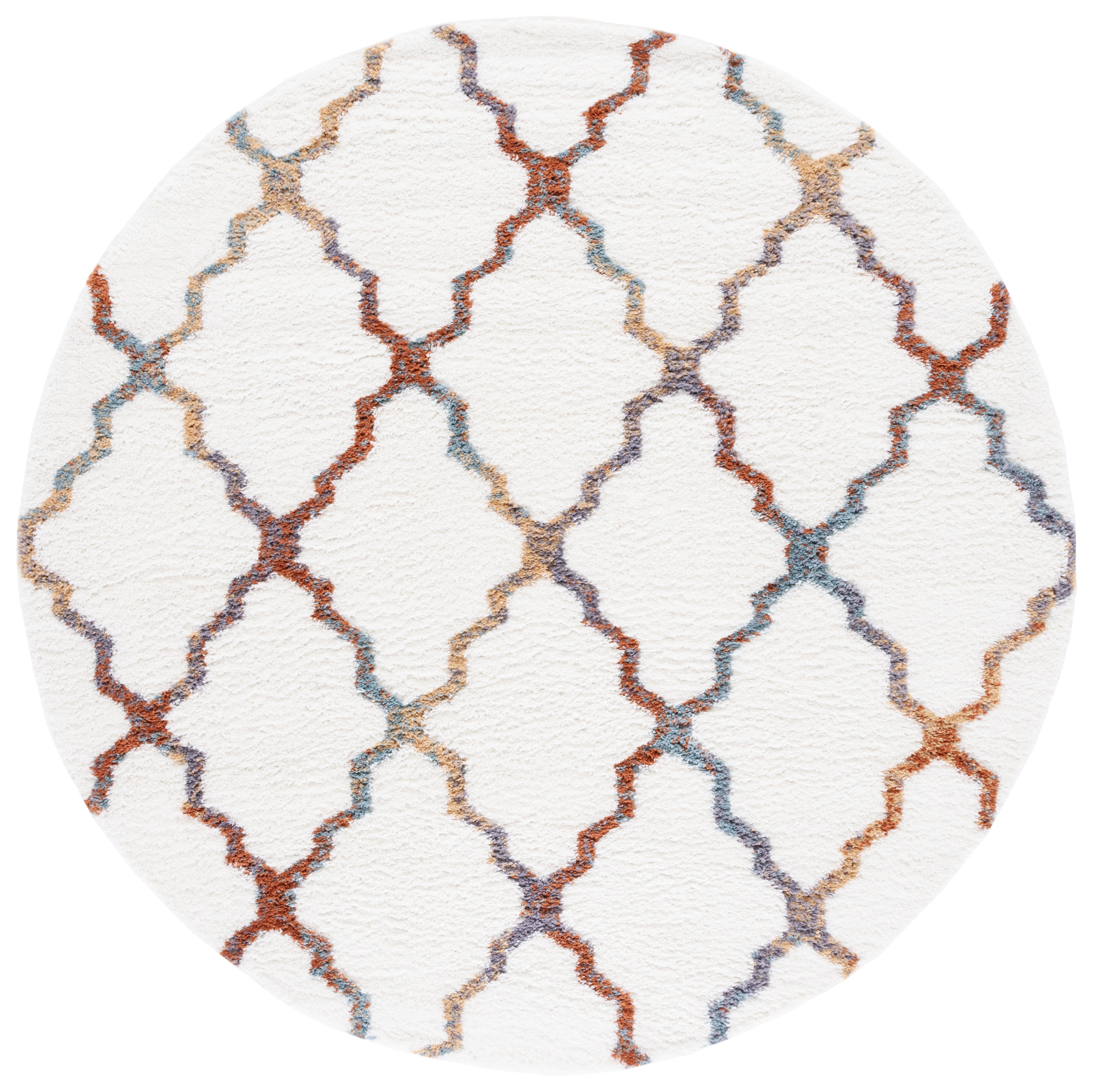 BERBER SHAG 575 – IVORY / MULTI
