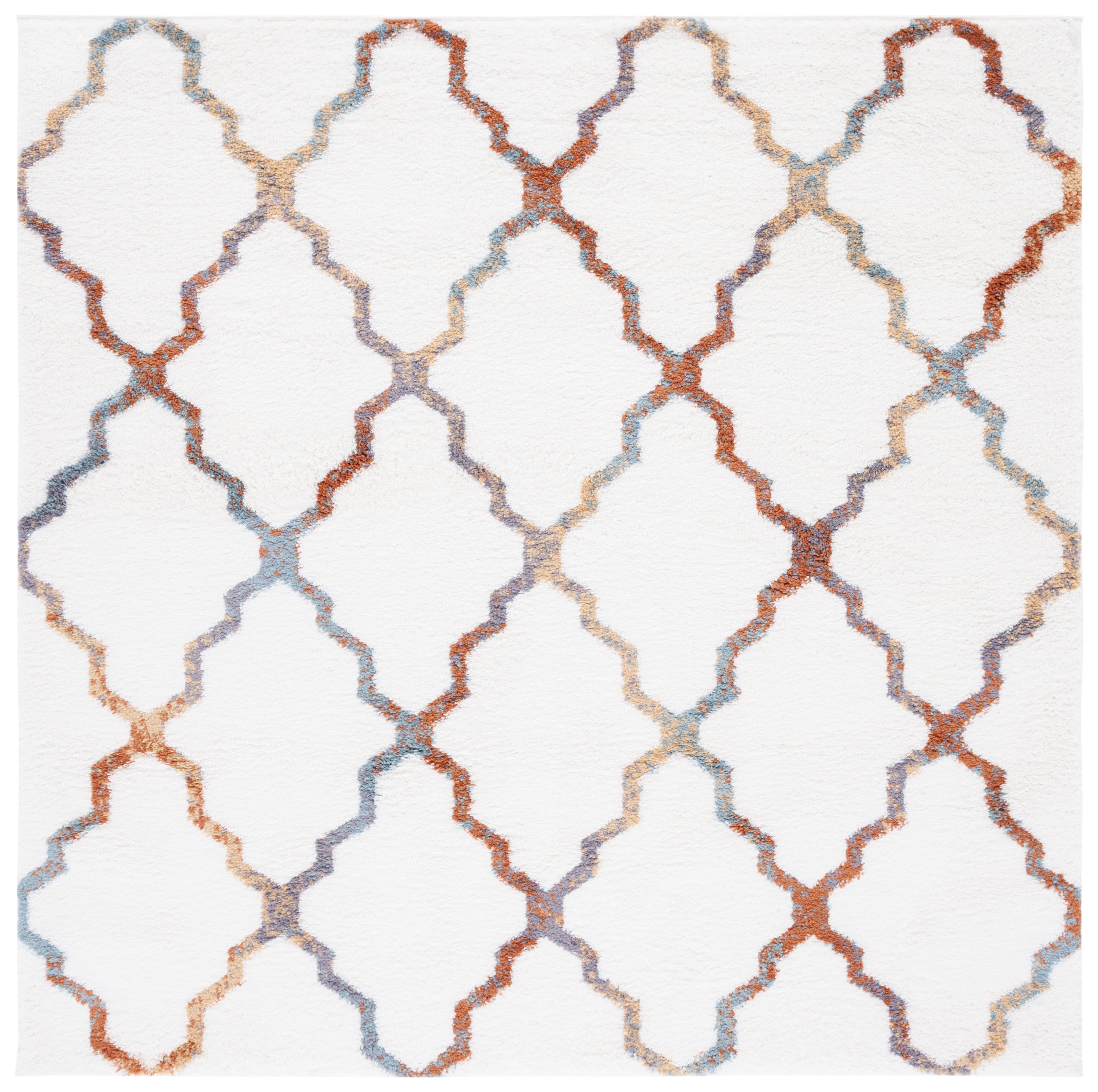 BERBER SHAG 575 – IVORY / MULTI