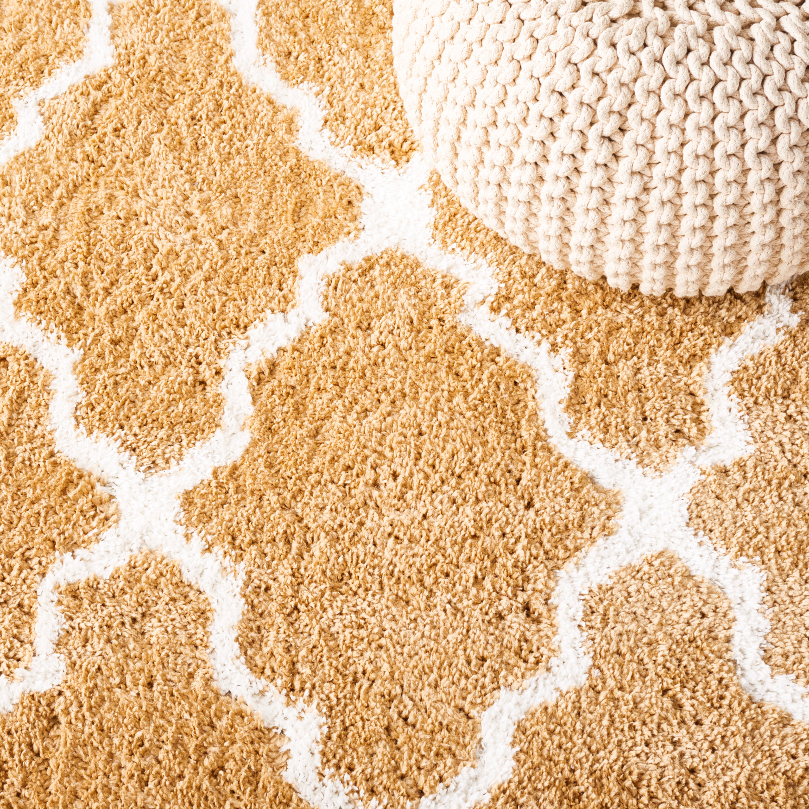 BERBER SHAG 575 – DARK BEIGE / IVORY