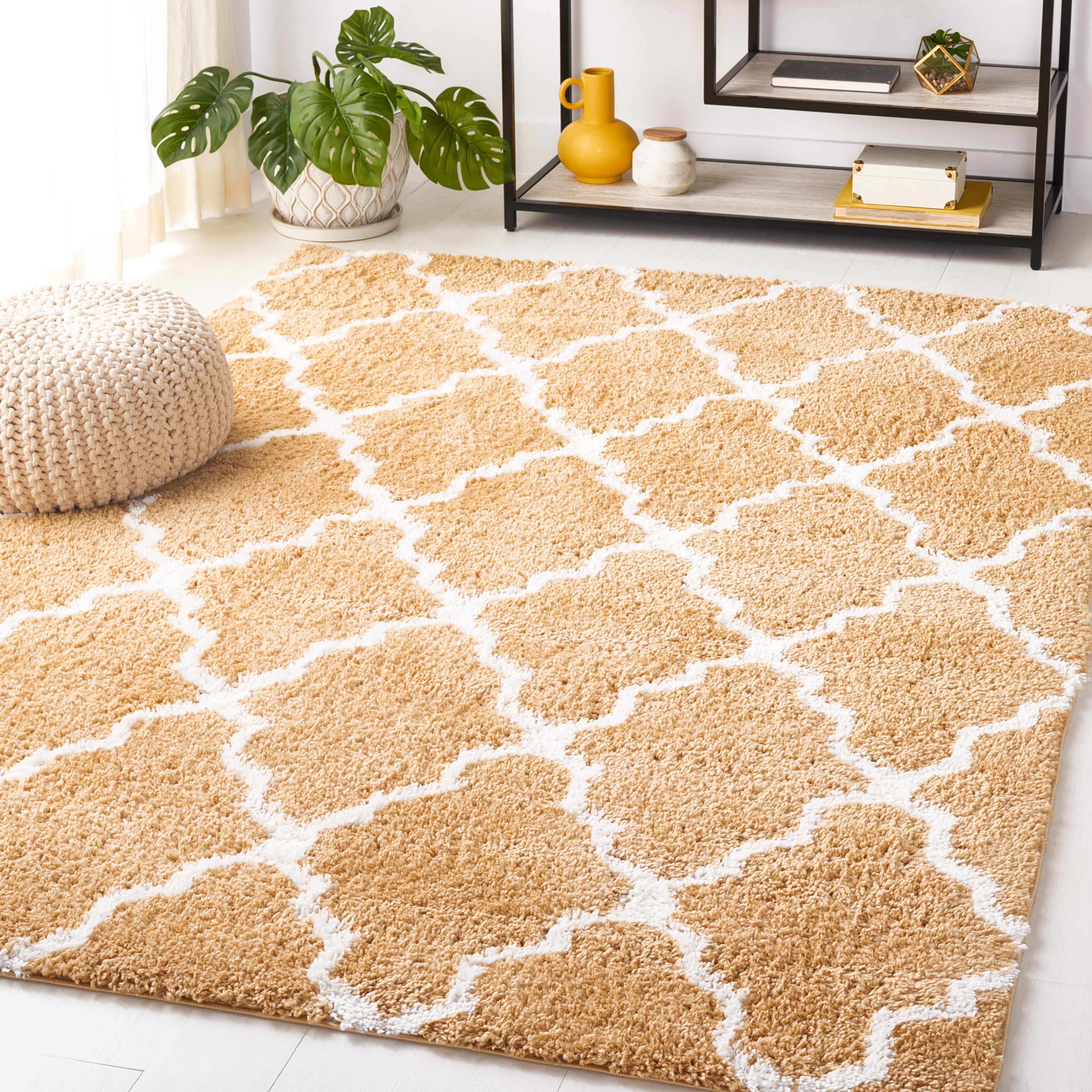 BERBER SHAG 575 – DARK BEIGE / IVORY