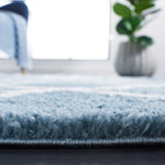 BERBER SHAG 575 – BLUE RUST / IVORY