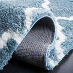 BERBER SHAG 575 – BLUE RUST / IVORY