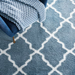 BERBER SHAG 575 – BLUE RUST / IVORY