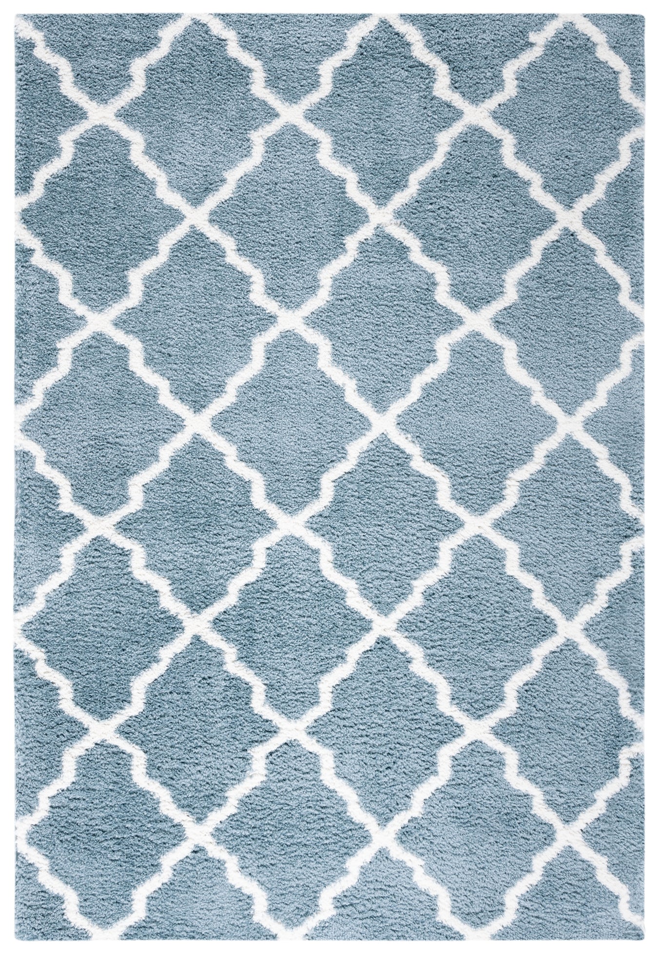 BERBER SHAG 575 – BLUE RUST / IVORY