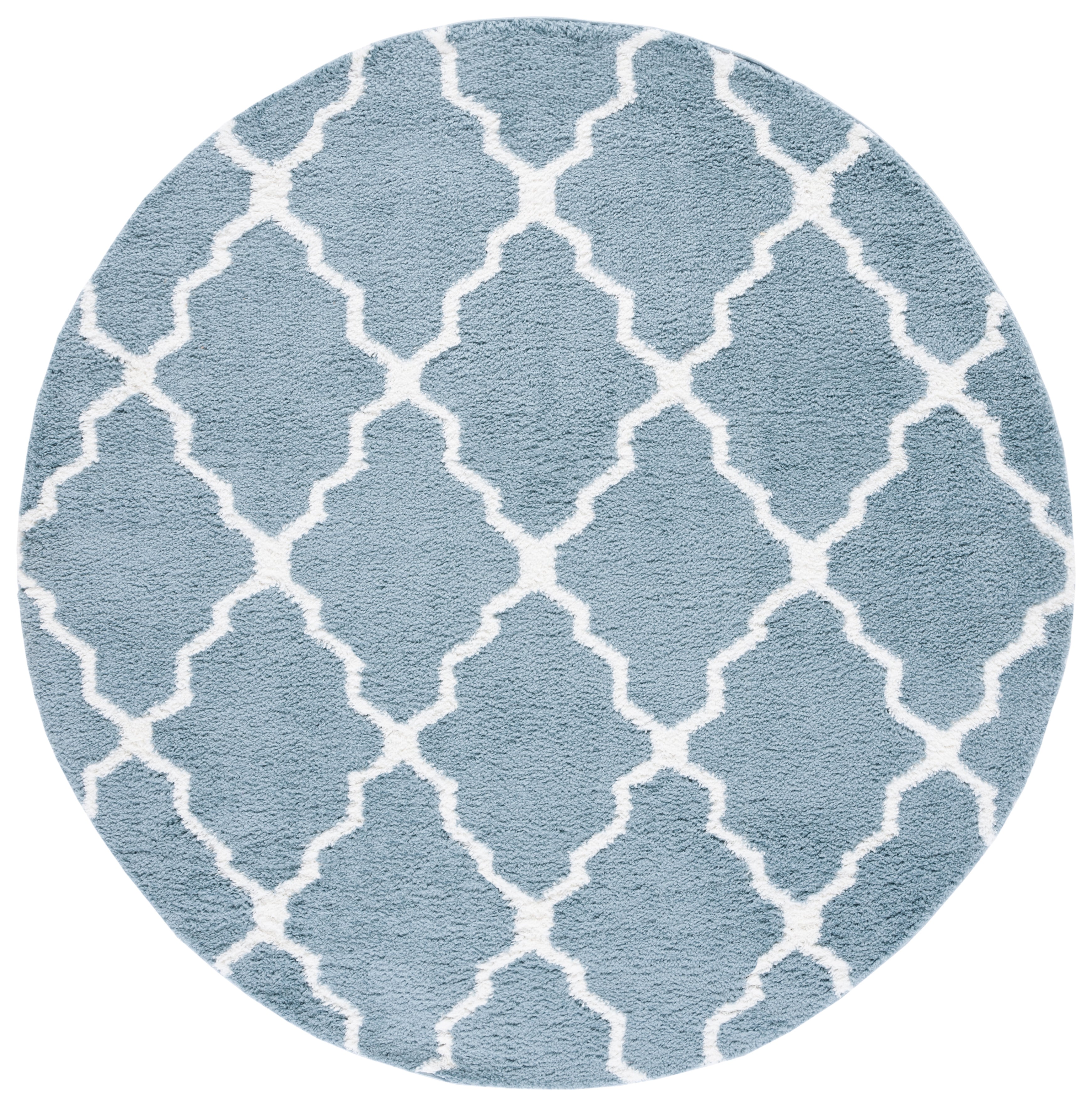 BERBER SHAG 575 – BLUE RUST / IVORY