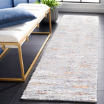 BERBER SHAG 577 – BLUE RUST / IVORY