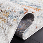 BERBER SHAG 577 – BLUE RUST / IVORY