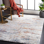 BERBER SHAG 577 – BLUE RUST / IVORY