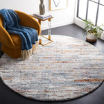 BERBER SHAG 577 – BLUE RUST / IVORY