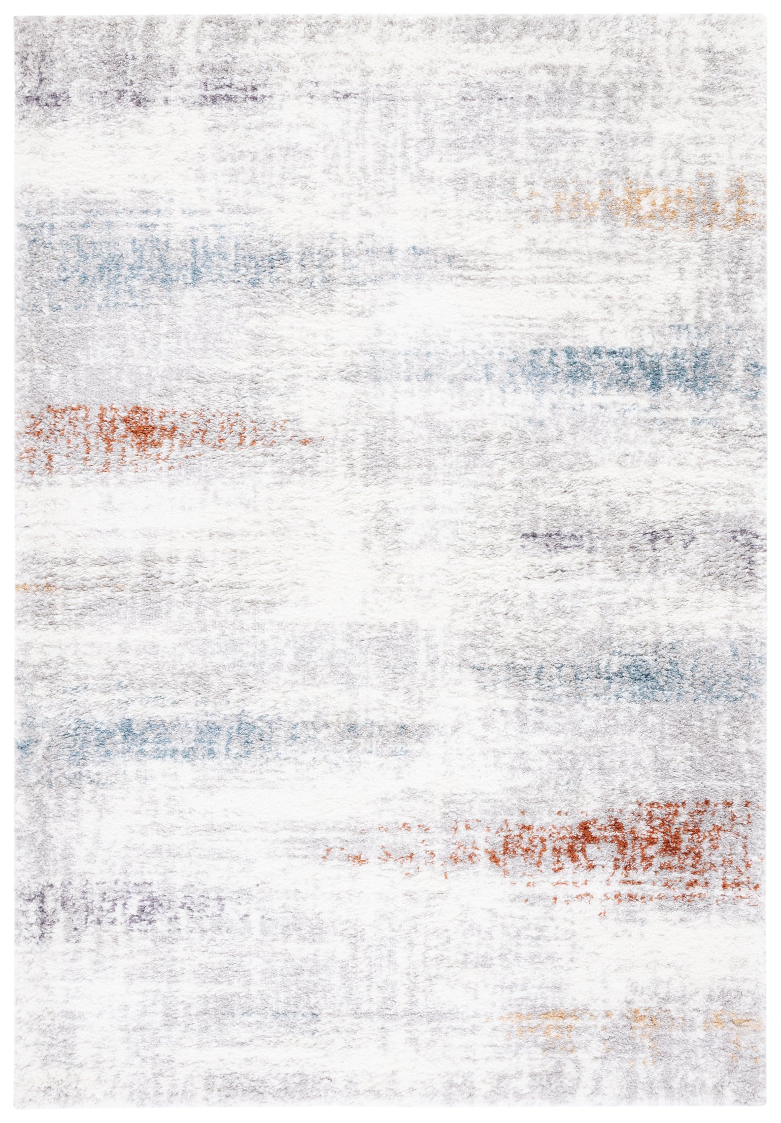 BERBER SHAG 581 – BLUE RUST / IVORY