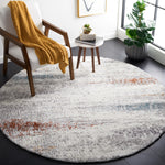 BERBER SHAG 581 – BLUE RUST / IVORY