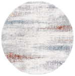 BERBER SHAG 581 – BLUE RUST / IVORY