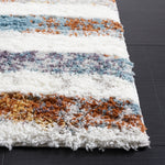 BERBER SHAG 583 – BLUE RUST / IVORY