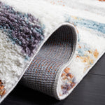 BERBER SHAG 583 – BLUE RUST / IVORY