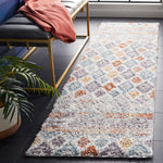 BERBER SHAG 585 – BLUE RUST / IVORY