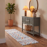 BERBER SHAG 585 – BLUE RUST / IVORY