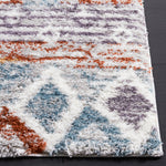 BERBER SHAG 585 – BLUE RUST / IVORY