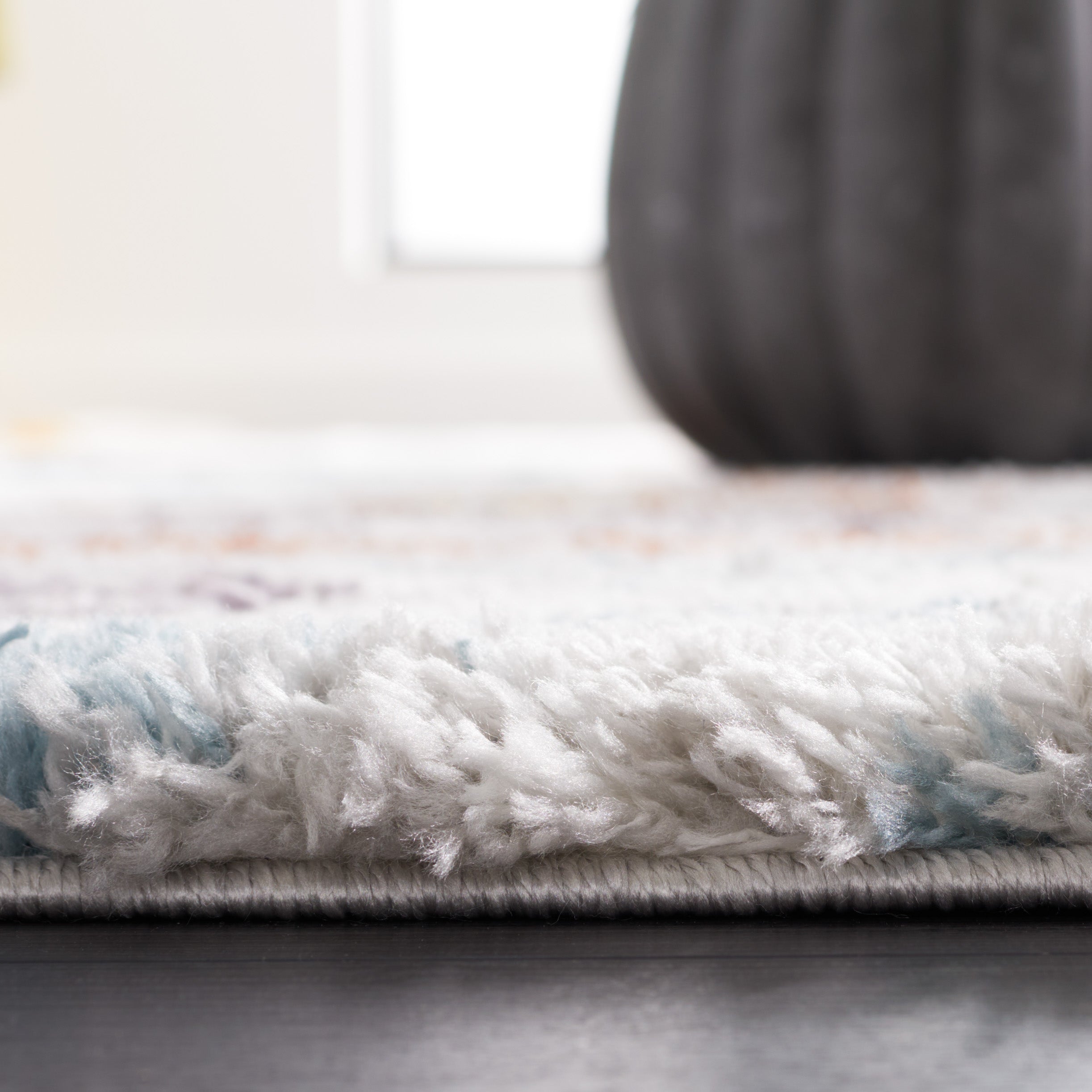BERBER SHAG 585 – BLUE RUST / IVORY
