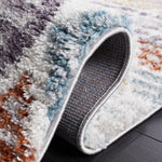 BERBER SHAG 585 – BLUE RUST / IVORY