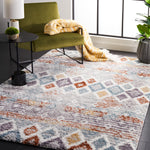 BERBER SHAG 585 – BLUE RUST / IVORY