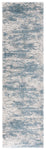 BERBER SHAG 586 – IVORY / BLUE