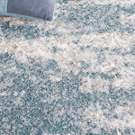 BERBER SHAG 586 – IVORY / BLUE