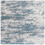 BERBER SHAG 586 – IVORY / BLUE