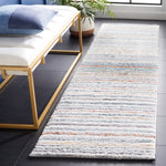 BERBER SHAG 587 – BLUE RUST / IVORY