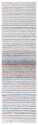 BERBER SHAG 587 – BLUE RUST / IVORY