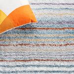 BERBER SHAG 587 – BLUE RUST / IVORY