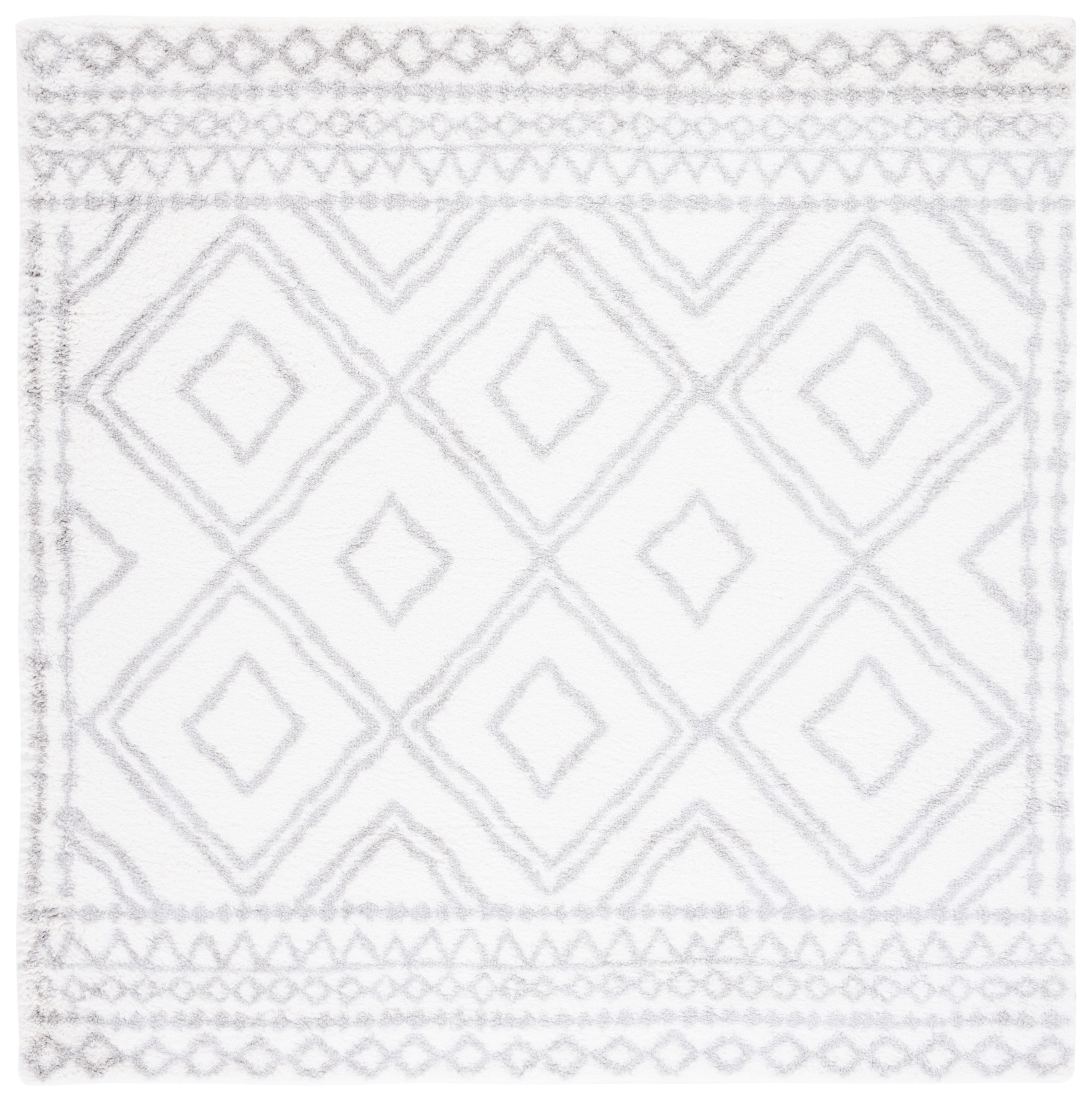 BERBER SHAG 589 – IVORY / GREY