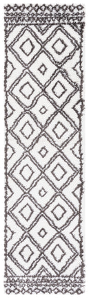 BERBER SHAG 589 – IVORY / DARK GREY