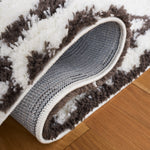 BERBER SHAG 589 – IVORY / DARK GREY