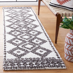 BERBER SHAG 591 – IVORY / DARK GREY