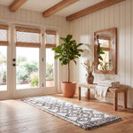 BERBER SHAG 591 – IVORY / DARK GREY