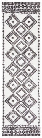 BERBER SHAG 591 – IVORY / DARK GREY