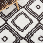 BERBER SHAG 591 – IVORY / DARK GREY