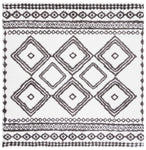 BERBER SHAG 591 – IVORY / DARK GREY